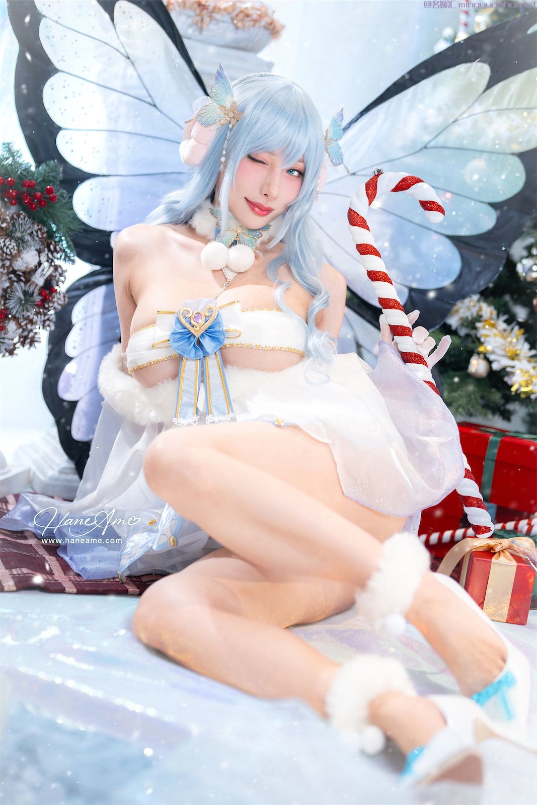HaneAme圣诞蝴蝶精灵18P套图